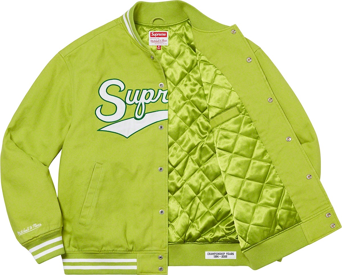 Supreme®/Mitchell & Ness® Doughboy Twill Varsity Jacket view 19